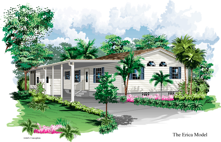 Erica model home elevation
