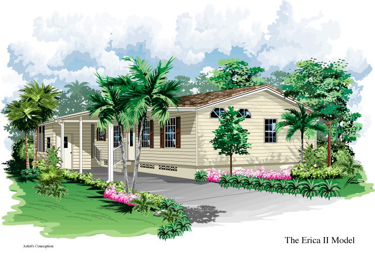 Erica II model home elevation