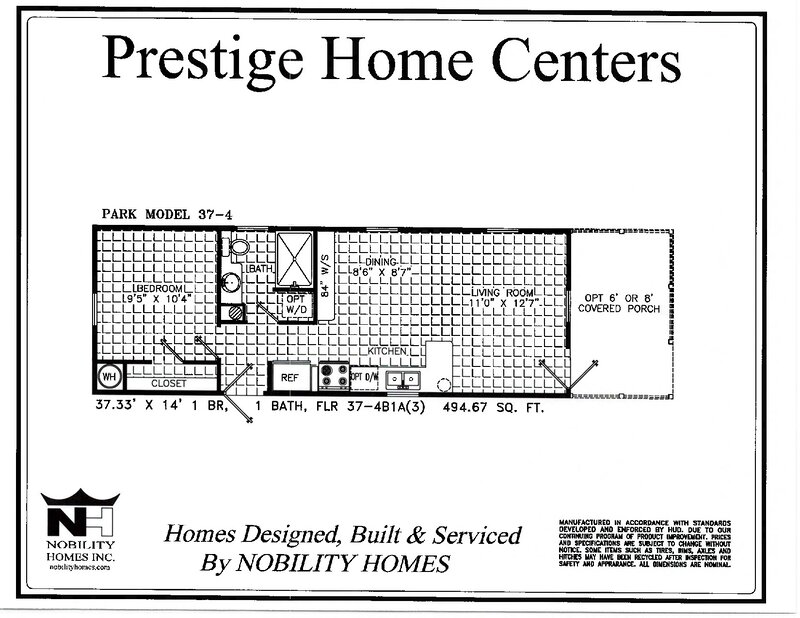 Park Model floor plan thumbnail